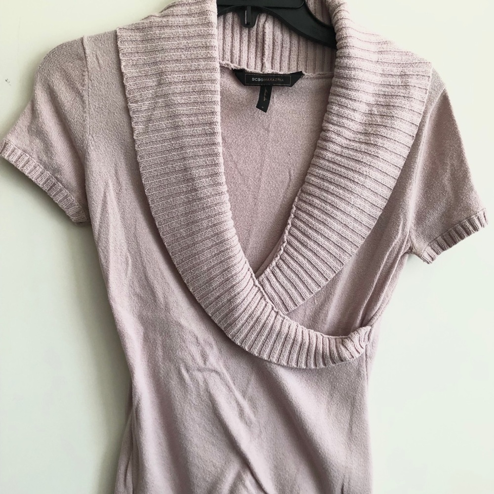BCBG Short Sleeve Sweater